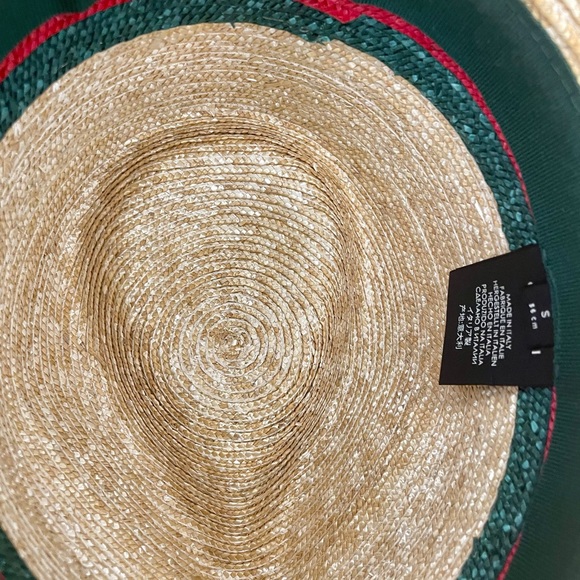 GUCCI Beige Woven straw bucket hat - Picture 3 of 7
